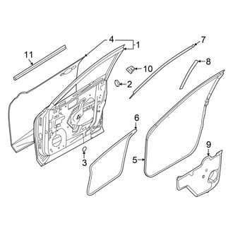 Nissan OE - Front Door - Door & Components