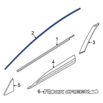 Nissan OE - Front Left Door Reveal Molding