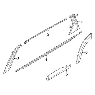 Nissan OE - Rear Door - Exterior Trim
