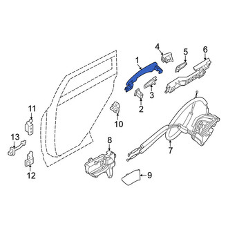 Nissan OE - Rear Outer Exterior Door Handle