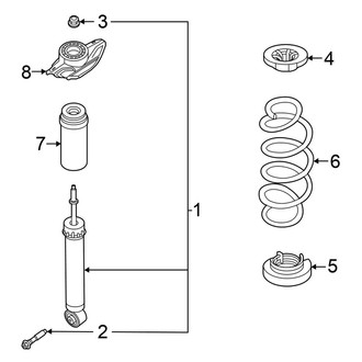 Nissan OE - Rear Suspension - Shocks & Components (FWD)