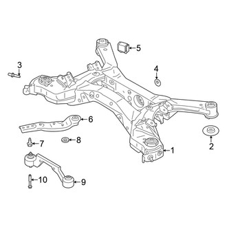 Nissan OE - Rear Suspension - Suspension Mounting (Platinum / S / SL / SV AWD)