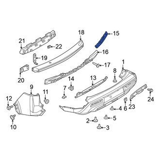 Nissan OE - Rear Left Bumper Cover Bracket