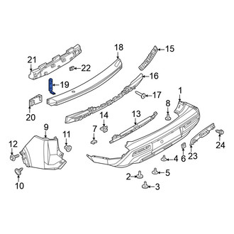 Nissan OE - Rear Bumper Impact Bar Bracket