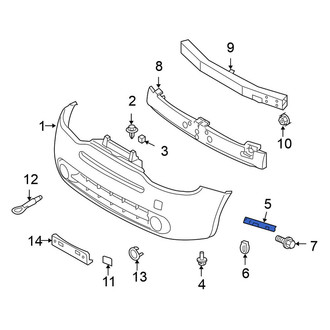 Nissan OE - Front Right Bumper Guide