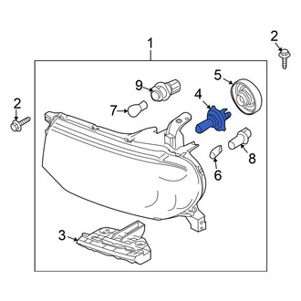 Nissan OE - Front Headlight Bulb