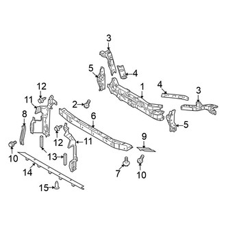 Nissan OE - Radiator Support
