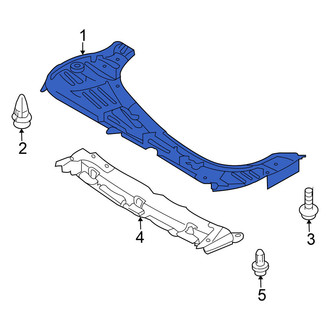 Nissan OE - Front Radiator Support Splash Shield