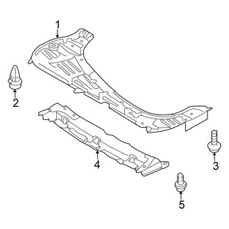 Nissan OE - Radiator Support - Splash Shields