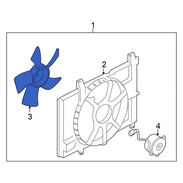 Engine Cooling Fan Blade