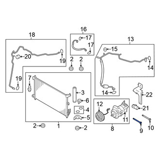 Nissan OE - Lower A/C Compressor Bolt