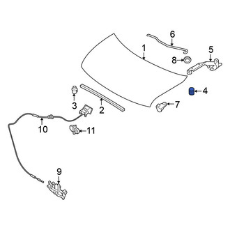 Nissan OE - Front Hood Stop Buffer