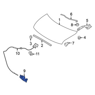 Nissan OE - Front Hood Latch