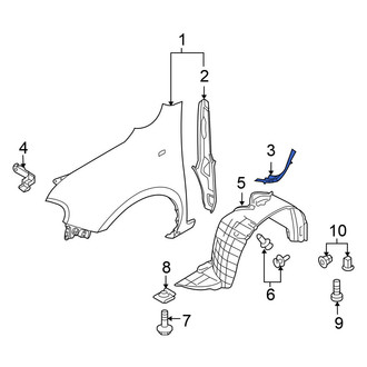 Nissan OE - Front Left Fender Molding
