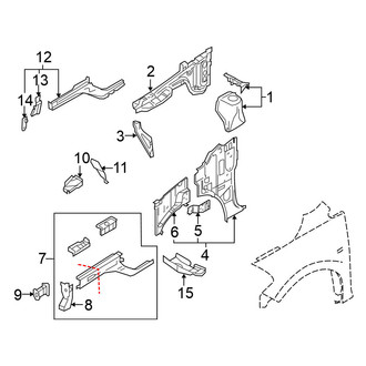 Nissan OE - Fender - Structural Components & Rails
