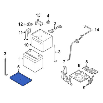 Nissan OE - Battery Insulator