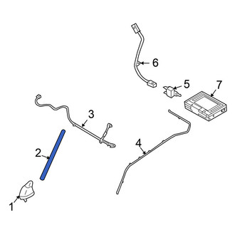 Nissan OE - Radio Antenna Mast