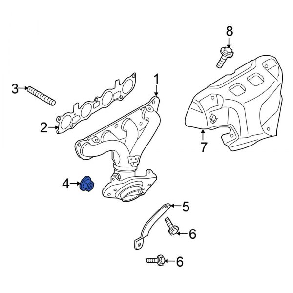 Exhaust Manifold Nut