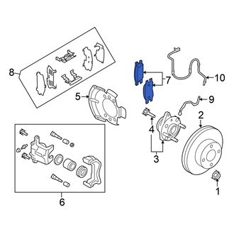 Nissan OE - Front Disc Brake Pad Set