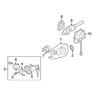 Nissan OE - Steering Column - Shroud, Switches & Levers