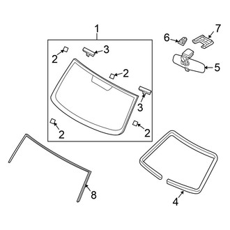 Nissan OE - Windshield - Glass