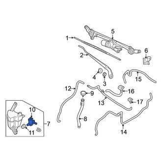 Nissan OE - Windshield Washer Pump