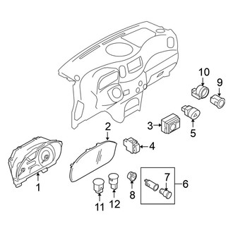 Nissan OE - Instrument Panel - Cluster & Switches (Cluster & Switches)
