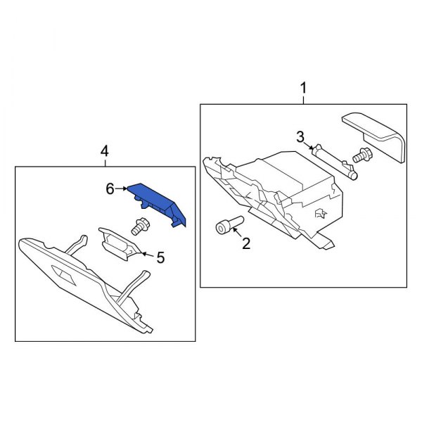 Glove Box Door Cover