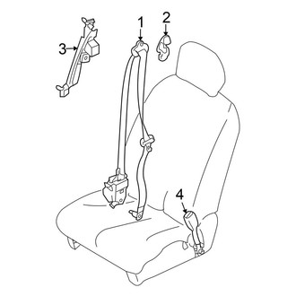 Nissan OE - Restraint Systems - Front Seat Belts