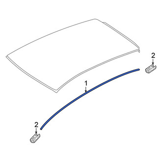 Nissan OE - Right Roof Molding