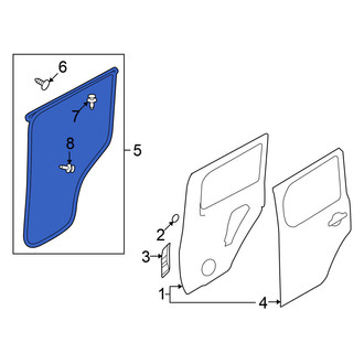 Nissan OE - Center Left Door Seal
