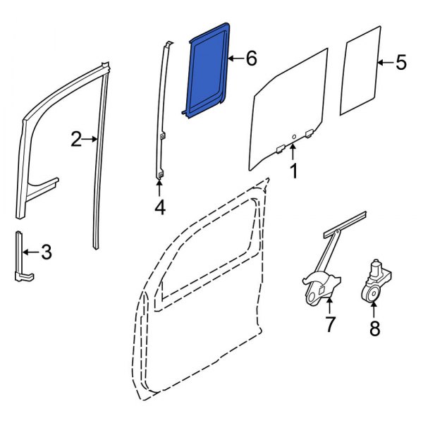 Door Glass Seal