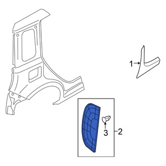 Nissan OE - Rear Left Door Applique