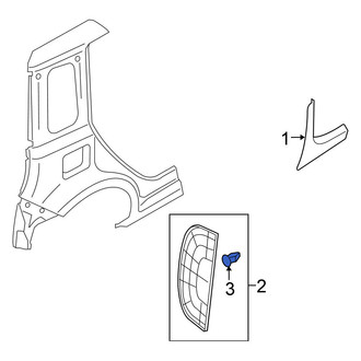 Nissan OE - Rear Deck Lid Finish Panel Clip