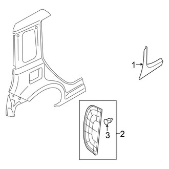 Nissan OE - Quarter Panel - Exterior Trim
