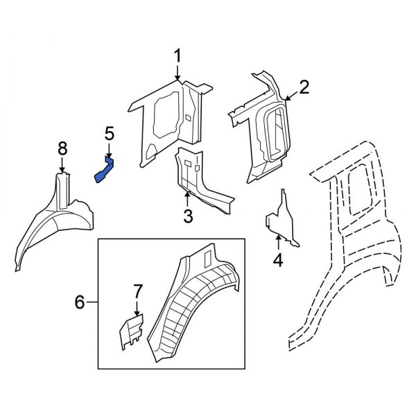 Wheel Housing Bracket