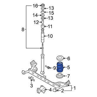 Nissan OE - Rear Coil Spring