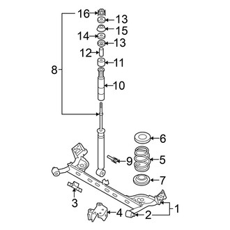 Nissan OE - Rear Suspension - Suspension Components