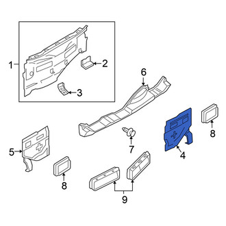Nissan OE - Rear Right Rear Body Panel Extension