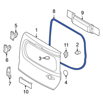 Nissan OE - Rear Door Seal