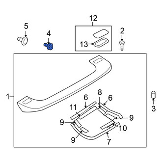Nissan OE - Rocker Panel Molding Clip