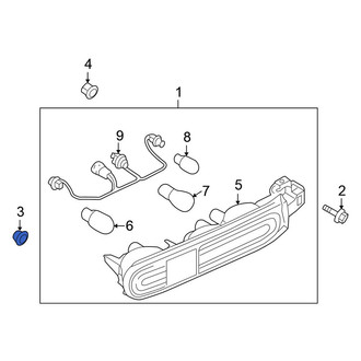 Nissan OE - Inner Tail Light Clip