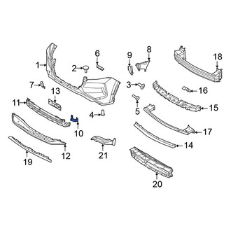 Nissan OE - Front Right Bumper Cover Spacer Panel