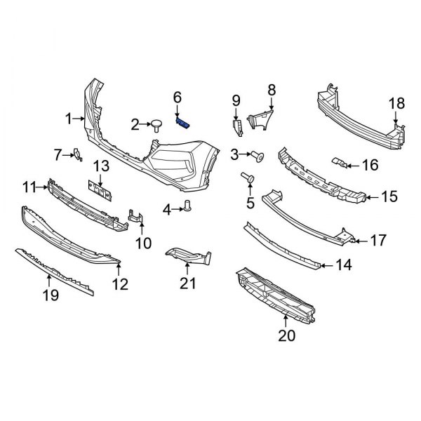 Bumper Cover Bracket