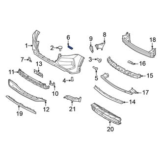 Nissan OE - Front Left Bumper Cover Bracket