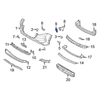 Nissan OE - Front Upper Center Grille