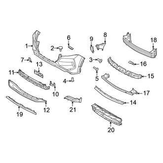 Nissan OE - Front Bumper & Grille - Bumper & Components