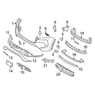 Nissan OE - Rear Right Bumper Cover Bracket
