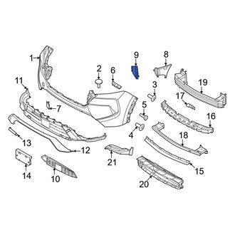 Nissan OE - Front Upper Center Grille