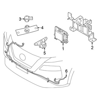 Nissan OE - Front Bumper & Grille - Electrical Components